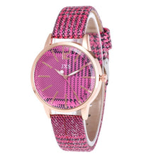 Load image into Gallery viewer, Leather Analog Quartz Wrist Watch Clock